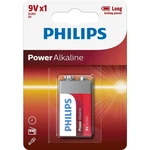 Baterie 9V Philips alkalická Power Alkaline 1ks 6LR61P1B/10