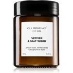 Vila Hermanos Apothecary Vetiver & Salt Wood vonná svíčka 120 g