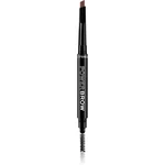 Revolution Relove Power Brow tužka na obočí s kartáčkem odstín Dark Brown 0,3 g