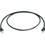 Síťový kabel RJ45 Telegärtner L00006A0055, CAT 6A, S/FTP, 25.00 m, černá