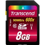 Karta SDHC, 8 GB, Transcend Ultimate TS8GSDHC10U1, Class 10, UHS-I