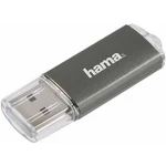 USB flash disk Hama Laeta 90983, 16 GB, USB 2.0, šedá