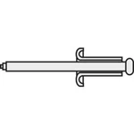 Jednostranně uzavíratelné nýty Toolcraft, DIN 7337, 3 x 10 mm, 10 ks