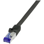 Síťový kabel RJ45 LogiLink C6A053S, CAT 6A, S/FTP, 2 m, černá