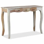 Console Table with 3 Drawers Solid Sheesham Wood 43.3"x15.7"x30"