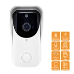 1080P WiFi Video Doorbell Wireless Remote Phone Monitoring Control Two-way Intercom IR Night Vision PIR Motion Detection