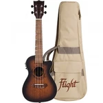 Flight Duc380 Ceq Amber Ukulele Koncertowe