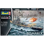 Revell Plastic ModelKit loď Battleship Bismarck 1:350