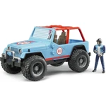 Bruder 02541 Jeep Cross Country modrý s figurkou