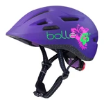 Dětská cyklo přilba Bollé Stance Junior  Matte Purple Flower  XS (47-51)