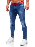 Blugi slim fit bleumarin Bolf TF101