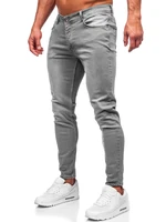 Pantaloni gri slim fit Bolf R920