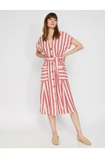 Koton Dress - Red - Wrapover