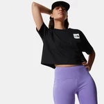 THE NORTH FACE Čierne crop tričko Fine Tee