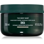 The Body Shop Shea Body Scrub cukrový tělový peeling s bambuckým máslem 240 ml