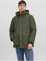 Khaki Men's Winter Parka Jack & Jones Rob