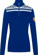 Dale of Norway Cortina Basic Womens Sweater Ultramarine/Off White M Svetr