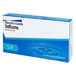 BAUSCH & LOMB SofLens 59 měsíční 6 čoček, Počet dioptrií: -8,00, Průměr: 14,2, Zakřivení: 8,6, Počet kusů v balení: 6 ks