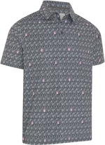 Callaway Scotch Novelty Print Mens Golf Polo Asphalt M Polo