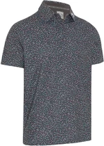 Callaway All-Over Mens Chev Confetti Print Polo Asphalt L Rövid ujjú póló