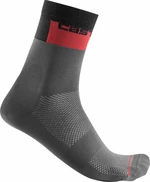 Castelli Blocco 15 Sock Dark Gray S/M Calcetines de ciclismo