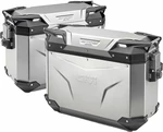 Givi Trekker Outback EVO Silver (2-pack) Monokey 48 L Left-37 L Right