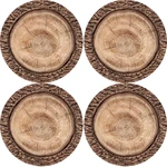 Bertoni Home Unisex's 4 Round Table Pads Set Robina