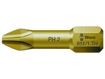 Wera 056610 Bit PH 2 – 851/1 TH. Šroubovací bit 1/4 Hex, 25 mm pro křížové šrouby Phillips