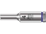 Wera 004500 Nástrčná hlavice Zyklop 1/4" 6hran 4 mm typ 8790 HMA - hluboká