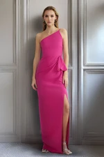 Trendyol Fuchsia Woven Evening Dress & Graduation Dress