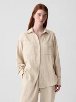 GAP Oversize Muslin Shirt - Women