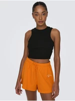 Čierne dámske crop top tielko ONLY Vilma