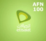 Etisalat 100 AFN Mobile Top-up AF