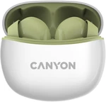 CANYON TWS-5 BT sluchátka s mikrofonem, olivová