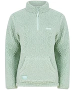 Navitas mikina womens sherpa pullover light green - m