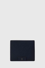 Kožená peňaženka Tommy Hilfiger pánsky,tmavomodrá farba,AM0AM12174