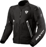 Rev'it! Jacket Control H2O Black/White S Textildzseki