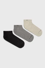 Ponožky Calvin Klein pánské, šedá barva, 701218718