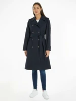 Tommy Hilfiger Cotton Classic Trench Kabát Modrá