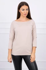 Casual beige blouse