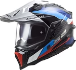 LS2 MX701 Explorer Carbon Frontier Black/Blue 2XL Přilba