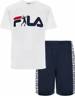 Fila FPS1131 Man Jersey Pyjamas White/Blue M Fitness spodní prádlo