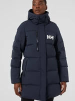 Tmavomodrý dámsky zimný prešívaný kabát HELLY HANSEN