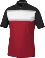 Galvin Green Mo Mens Breathable Short Sleeve Shirt Red/White/Black 2XL Polo košeľa