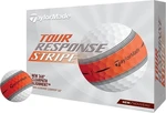 TaylorMade Tour Response Stripe Orange Piłka golfowa