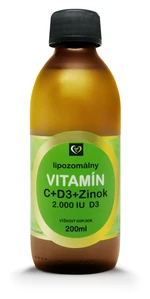 Zdravý Svet Lipozomální vitamín C + D3 + zinek 200 ml