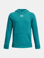 Under Armour Mikina UA Rival Fleece Hoodie-BLU - Kluci