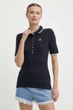 Polo tričko Tommy Hilfiger dámsky, tmavomodrá farba, WW0WW41288