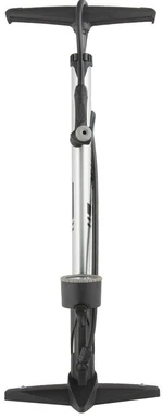 Longus Step Aluminium Silver Mini-Fahrradpumpe