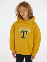 Tommy Hilfiger Mikina dětská Žlutá